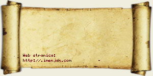 Milena Josić vizit kartica